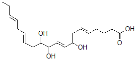 CAS 登录号:103301-70-8, (5E,9E,14E,17E)-8,11,12-三羟基二十碳-5,9,14,17-四烯酸