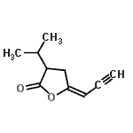 CAS#: 103437-65-6, (5E)-3-Isopropyl-5-(2-Propyn-1-Ylidene)Dihydro-2(3H)-Furanone