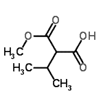 CAS 登录号：103495-93-8， 2-(甲氧羰基)-3-甲基丁酸