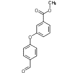 CAS 登录号：103561-09-7， 甲基3-(4-甲酰基苯氧基)苯甲酸酯