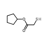 CAS#: 103604-39-3, Cyclopentyl Sulfanylacetate
