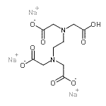 CAS#: 10378-22-0, Trisodium 2,2'-({2-[(Carboxylatomethyl)(Carboxymethyl)Amino]Ethyl}Imino)Diacetate