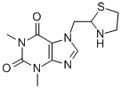 CAS#: 103814-80-8, 7-(1,3-Thiazolidin-2-Ylmethyl)Theophylline