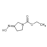 CAS 登录号：103831-09-0， 乙基(3E)-3-(羟基亚胺)-1-吡咯烷羧酸酯