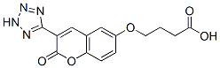 CAS#: 103876-50-2, 4-[2-Oxo-3-(2H-Tetrazol-5-Yl)Chromen-6-Yl]Oxybutanoic Acid