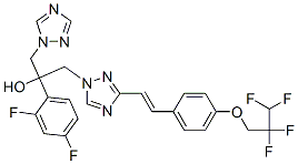 CAS#: 103961-78-0, (2R)-2-(2,4-Difluorophenyl)-1-[3-[(Z)-2-[4-(2,2,3,3-Tetrafluoropropoxy)Phenyl]Ethenyl]-1,2,4-Triazol-1-Yl]-3-(1,2,4-Triazol-1-Yl)Propan-2-Ol