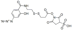 CAS 登录号:103963-69-5, 磺基琥珀酰亚胺基3-((2-(4-叠氮基水杨酰胺基)乙基)二硫代)丙酸酯