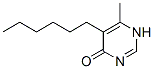 CAS#: 103980-65-0, 5-Hexyl-6-Methyl-1H-Pyrimidin-4-One