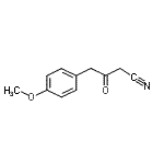 CAS 登录号：103986-01-2， 4-(4-甲氧基苯基)-3-氧代丁腈