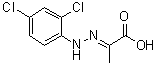 CAS 登录号：103998-84-1， (2E)-2-[(2,4-二氯苯基)亚肼基]丙酸