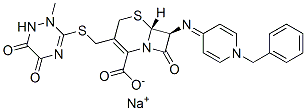 CAS#: 104023-63-4, Sodium (6R,7S)-7-[(1-Benzylpyridin-4-Ylidene)Amino]-3-[(2-Methyl-5,6-Dioxo-1H-1,2,4-Triazin-3-Yl)Sulfanylmethyl]-8-Oxo-5-Thia-1-Azabicyclo[4 .2.0]Oct-2-Ene-2-Carboxylate
