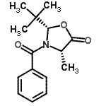 CAS#: 104057-64-9, (2S,4S)-3-Benzoyl-4-Methyl-2-(2-Methyl-2-Propanyl)-1,3-Oxazolidin-5-One