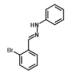 CAS 登录号：10407-11-1， (1E)-1-(2-溴苄亚基)-2-苯基肼