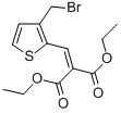 CAS#: 104085-30-5, Diethyl 2-[[3-(Bromomethyl)Thiophen-2-Yl]Methylidene]Propanedioate