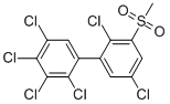 CAS 登录号：104086-18-2， 1,2,3,4-四氯-5-(2,5-二氯-3-甲基磺酰基苯基)苯