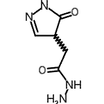 CAS 登录号：104096-33-5， 2-(5-氧代-4,5-二氢-1H-吡唑-4-基)乙酰肼