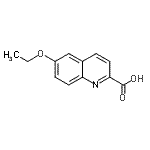 CAS#: 104116-70-3, 6-Ethoxy-2-Quinolinecarboxylic Acid