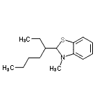 CAS#: 104169-07-5, 2-(3-Heptanyl)-3-Methyl-2,3-Dihydro-1,3-Benzothiazole