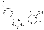 CAS#: 104186-18-7, 4-[[5-(4-Methoxyphenyl)Tetrazol-2-Yl]Methyl]-2,6-Dimethylphenol