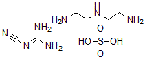 CAS#: 104339-61-9, N-(2-Aminoethyl)Ethane-1,2-Diamine; 2-Cyanoguanidine sulfate salt