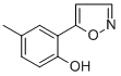 CAS 登录号：104516-57-6， 2-(5-异恶唑基)-4-甲基-苯酚