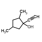 CAS#: 104550-67-6, 1-Ethynyl-2,4-Dimethylcyclopentanol