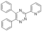 CAS 登录号：1046-56-6， 5,6-二苯基-3-(2-吡啶基)-1,2,4-三嗪