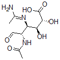 CAS 登录号:104602-08-6, 3-乙酰基乙基脒基-2-乙酰氨基-2,3-二脱氧古罗糖醛酸