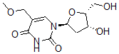 CAS 登录号：104639-39-6， 5-甲氧基甲基-1-(2'-脱氧来苏呋喃糖基)尿嘧啶