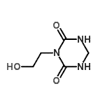 CAS 登录号：104732-55-0， 3-(2-羟基乙基)-1,3,5-三嗪烷-2,4-二酮