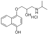 CAS#: 10476-53-6, (+/-)-4-Hydroxypropranolol, Hydrochloride