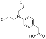 CAS 登录号：10477-72-2， (4-(二(2-氯乙基)氨基)苯基)乙酸