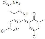 CAS#: 104775-04-4, 4-[[(E)-(3-Chloro-5-Methyl-6-Oxo-1-Cyclohexa-2,4-Dienylidene)-(4-Chlorophenyl)Methyl]Amino]Pentanamide
