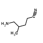 CAS#: 10483-15-5, 5-Amino-4-Methylpentanenitrile