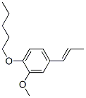 CAS#: 10484-36-3, 2-Pentyloxy-5-Prop-1-Enylanisole