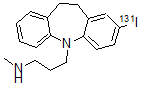 CAS#: 104880-94-6, 10,11-Dihydro-2-(Iodo-131I)-N-Methyl-5H-Dibenz(b,f)Azepine-5-Propanamine