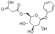 CAS 登录号：104932-60-7， 3-氧代-3-[[(2R,3S,4S,5R,6S)-3,4,5-三羟基-6-(苯氧基)四氢吡喃-2-基]甲氧基]丙酸