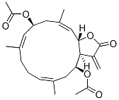 CAS#: 104992-92-9, [(1R,2R,4Z,8Z,10R,12Z,14R)-10-Acetyloxy-4,8,12-Trimethyl-17-Methylidene-16-Oxo-15-Oxabicyclo[12.3.0]Heptadeca-4,8,12-Trien-2-Yl] Acetate