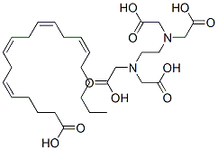 CAS 登录号：105028-29-3， 2-[[2-[2-[二(2-乙氧基-2-氧代乙基)氨基]乙基-(2-乙氧基-2-氧代乙基)氨基]乙酰基]氨基]乙基(5E,8E,11E,14E)-二十-5,8,11,14-四烯酸酯
