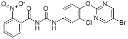 CAS 登录号：105128-93-6， N-[[4-(5-溴嘧啶-2-基)氧基-3-氯苯基]氨基甲酰]-2-(羟基-氧代氨基)苯甲酰胺