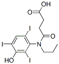 CAS#: 10515-72-7, 3-[[N-(3-Hydroxy-2,4,6-Triiodophenyl)-N-Propylamino]Carbonyl]Propionic Acid