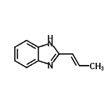 CAS#: 105259-40-3, 2-[(1E)-1-Propen-1-Yl]-1H-Benzimidazole