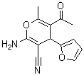 CAS#: 105263-08-9, 5-Acetyl-2-Amino-4-(2-Furyl)-6-Methyl-4H-Pyran-3-Carbonitrile