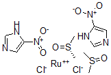 CAS#: 105313-65-3, dichlorobis(4-nitro-1H-imidazole-N3)bis(sulfinylbis(methane)-S)-Ruthenium