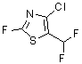 CAS#: 105315-45-5, 4-Chloro-5-(Difluoromethyl)-2-Fluoro-1,3-Thiazole