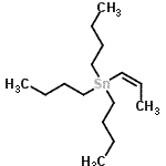 CAS 登录号：105494-65-3， 三丁基[(1Z)-1-丙烯-1-基]锡烷