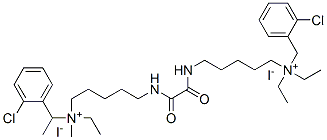 CAS#: 105503-38-6, (2-Chlorophenyl)Methyl-[5-[[5-[(2-Chlorophenyl)Methyl-Diethyl-Ammonio] Pentylcarbamoylformyl]Amino]Pentyl]-Diethyl-Azanium Diiodide