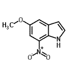CAS#: 10553-10-3, 5-Methoxy-7-Nitro-1H-Indole