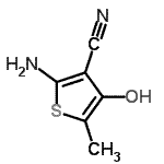 CAS#: 105558-73-4, 2-Amino-4-Hydroxy-5-Methyl-3-Thiophenecarbonitrile