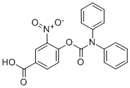 CAS#: 10556-88-4, 2-Nitro-4-Carboxyphenyl-N,N-Diphenylcarbamate
